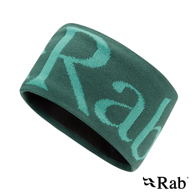 RAB Knitted Logo Headband 經典Logo針織頭帶 板岩綠/冰川藍 #QAB40