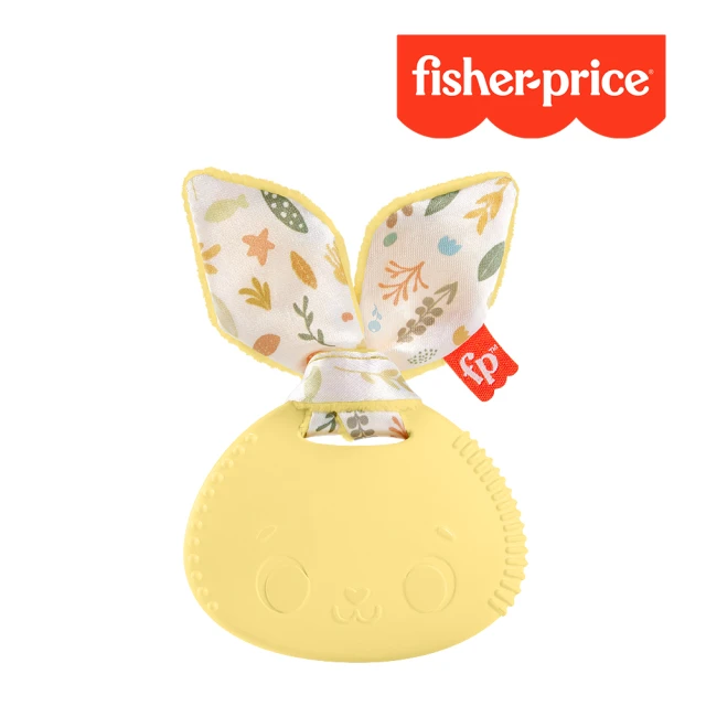 Fisher price 費雪 安撫玩具-兔子固齒器(寶寶安撫/嬰兒玩具/彌月禮/新生兒)