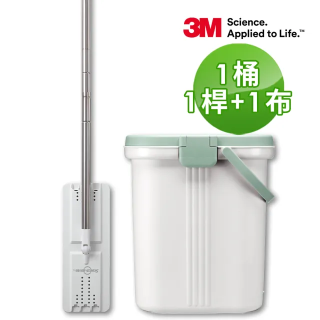 福利品【3M】百利免手洗魔布拖把爆殺組-兩款任選