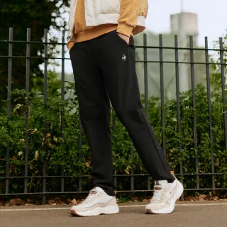 【LE COQ SPORTIF 公雞】休閒經典平織運動長褲 男款-2色-LWU81373