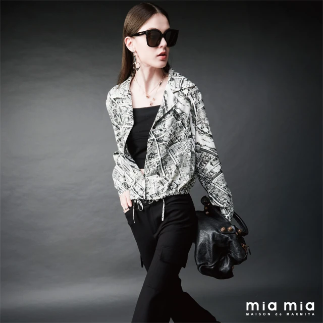 mia mia 撞色條紋緹花針織衫優惠推薦