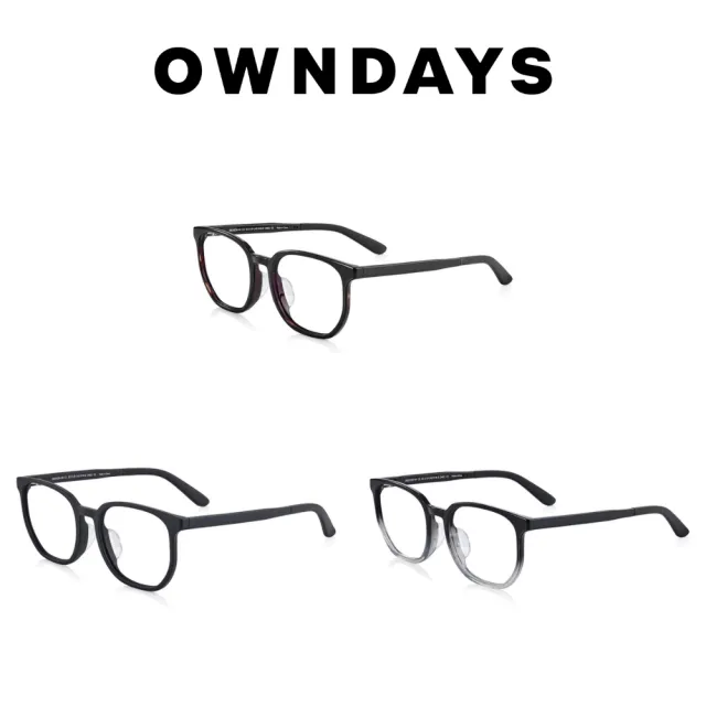 【OWNDAYS】BLACK COLLECTION全新經典黑威靈頓光學鏡框(OB2003N-4A)