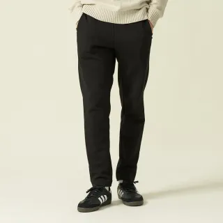 【ELLE ACTIVE】男款 針織保暖運動棉長褲-黑色(EA24A2M3401#99)