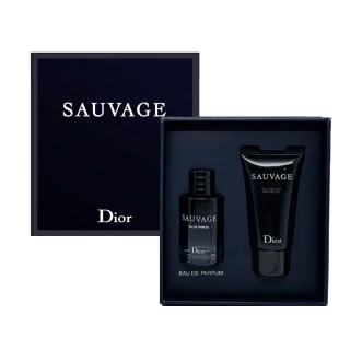 【Dior 迪奧】SAUVAGE曠野之心淡香精經典兩件組(國際航空版/交換禮物)