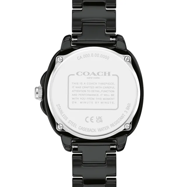 【COACH】Kitt 晶鑽陶瓷女錶 34mm 520禮物 送禮 手錶(CO14504406)