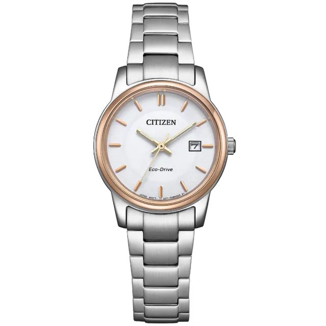 【CITIZEN 星辰】PAIR系列 光動能不鏽鋼時尚對錶/40mm+27.5mm(BM6979-74A+EW2319-71A)