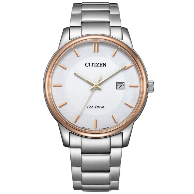 CITIZEN 星辰 PAIR系列 光動能大三針不鏽鋼腕錶/40mm(BM6979-74A)