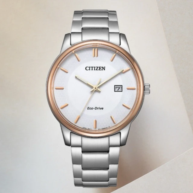 CITIZEN 星辰 光動能 簡約不鏽鋼腕錶/40mm(BM6979-74A)