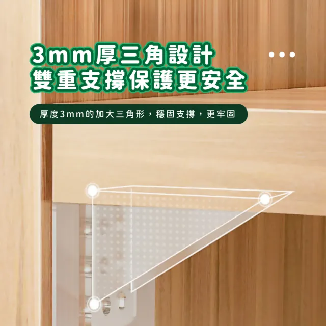 【家具維修】免釘隱形三角支撐架隔板托20入(無痕貼 隔板貼 層板托 直角貼 三角支架 固定貼 置物架 收納)