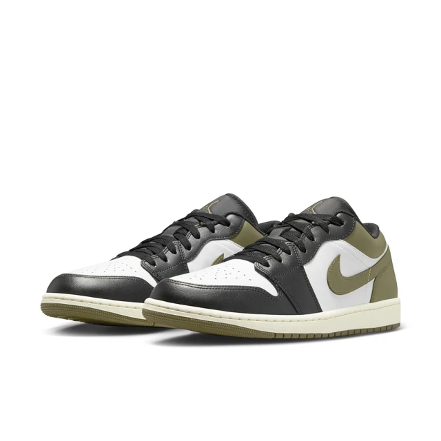 NIKE 耐吉 休閒鞋 男鞋 運動鞋 AJ1 AIR JORDAN 1 LOW 黑綠 553558-092