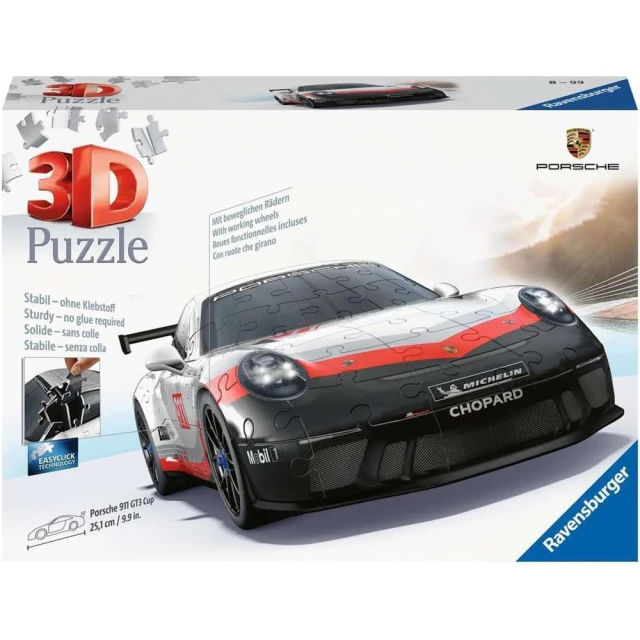 Ravensburger 維寶3D拼圖 保時捷911 GT3 Cup 108片