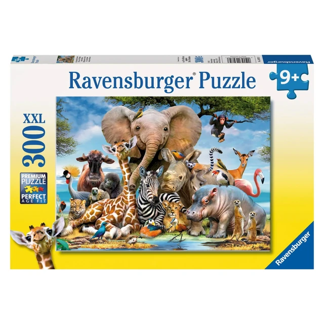 Ravensburger 維寶拼圖 非洲動物朋友 300片