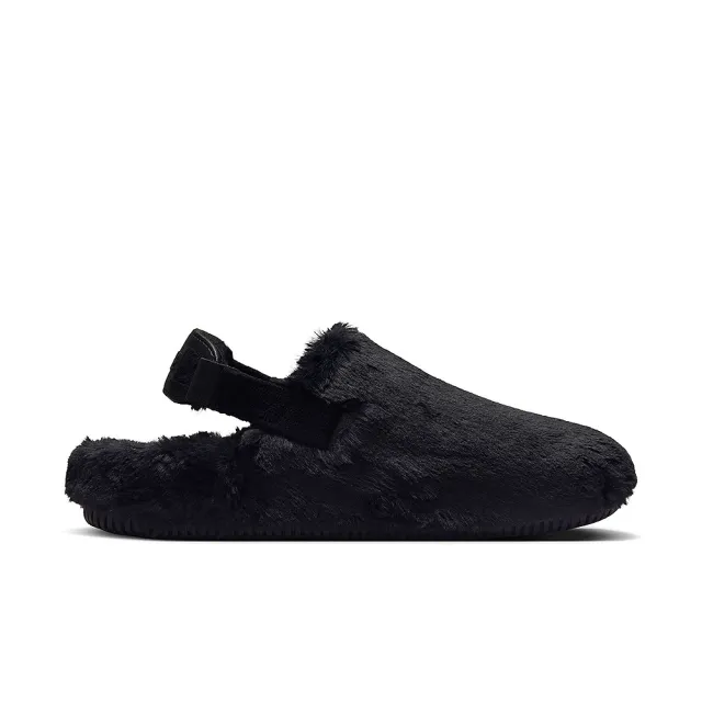 【NIKE 耐吉】拖鞋 涼鞋 女鞋 運動 毛毛拖 W CALM MULE SE 黑 FZ3118-001