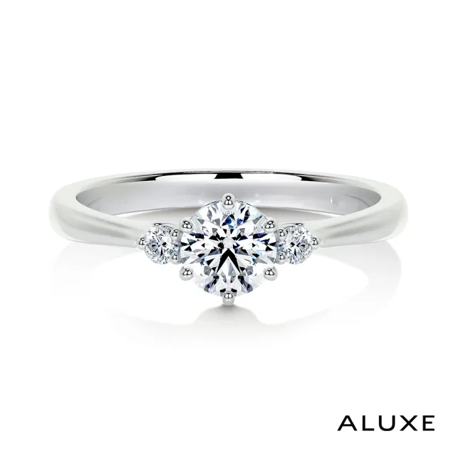 【ALUXE 亞立詩】0.50克拉 FVS2 18K金 求婚鑽戒 RS2855