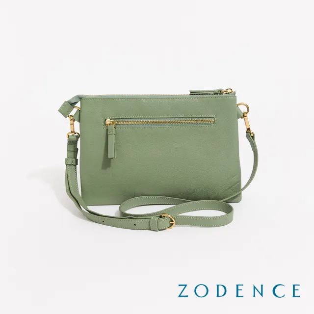 【ZODENCE 佐登司】RIPPO進口真皮雙層斜背包(多色)