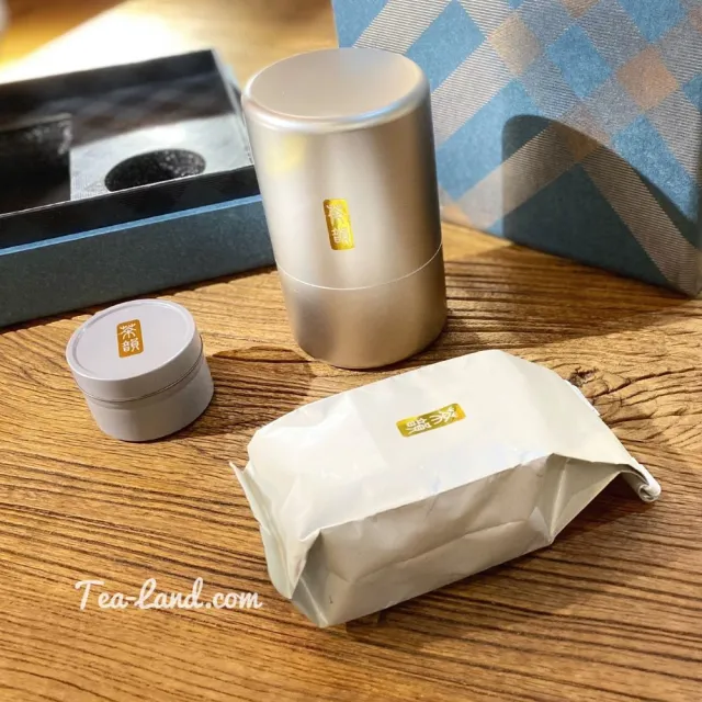 【茶韻】長長久久實實在在極品普洱茶葉禮盒 135克/罐裝 頂級宮廷金針白蓮 茶葉禮盒 (熟散茶/附提袋)(中秋禮