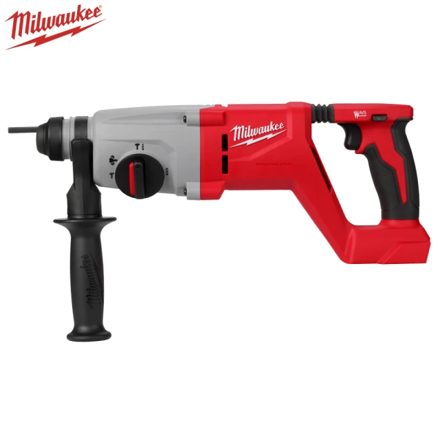 【Milwaukee 美沃奇】18V鋰電精銳無碳刷免出力D柄鎚鑽空機(M18BLHACD26-0)