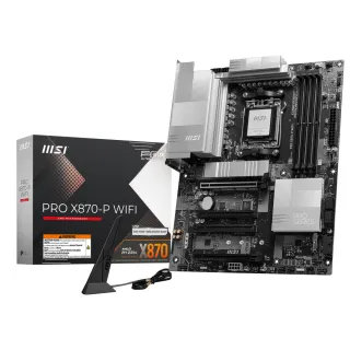 【MSI 微星】微星 PRO X870-P WIFI DDR5 主機板+AMD R7 9700X代理盒裝 8核 16緒 中央處理器(M+C組合)