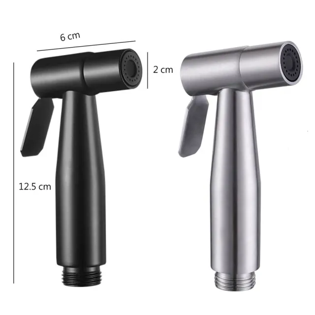 304不鏽鋼馬桶噴槍（單噴槍-拉絲）(免治沖洗器.婦洗器.增壓沖洗器.衛浴噴槍.沖洗器.浴室.免痔.廁所)