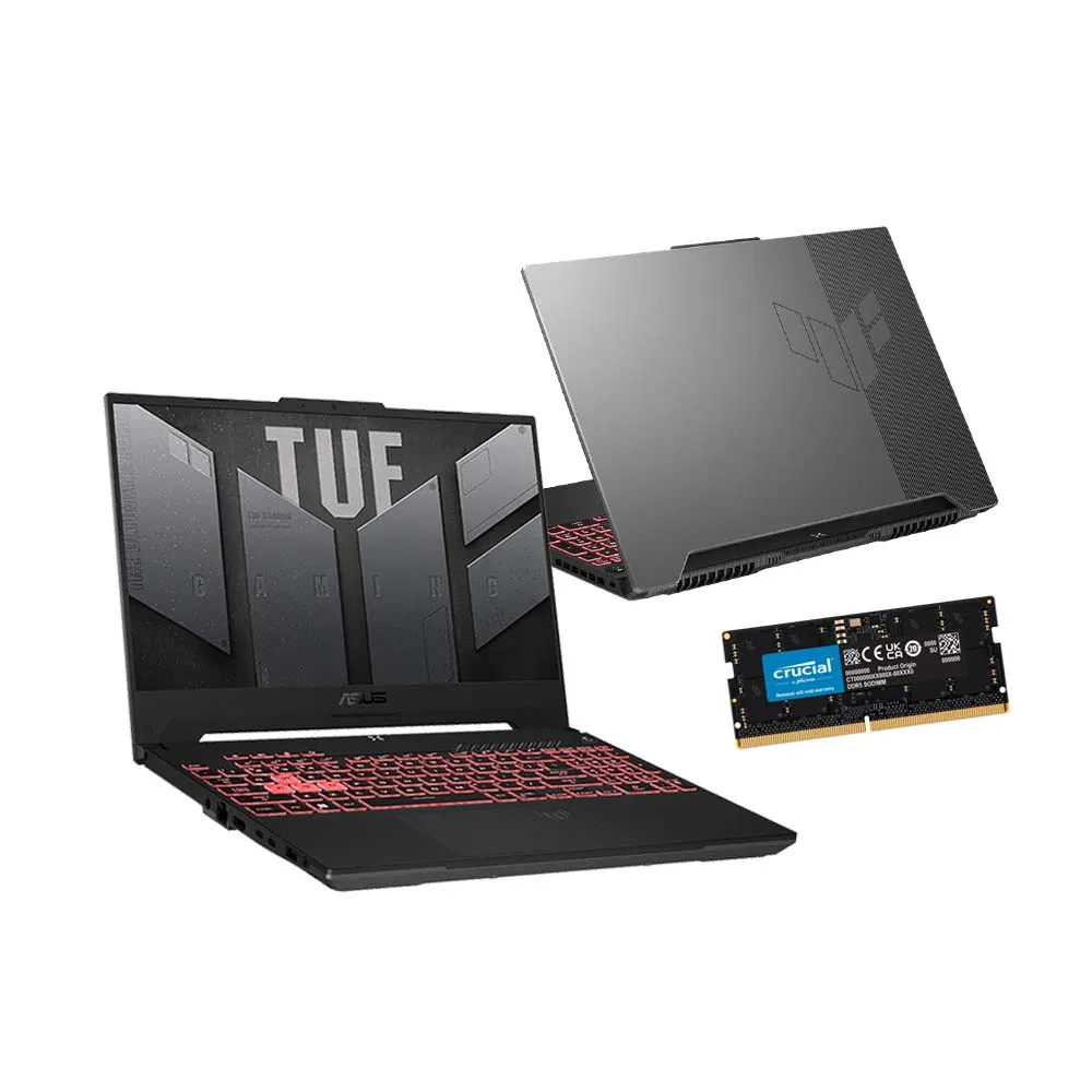 【ASUS】升級32G組★15.6吋 R5 GeForce RTX 4060電競筆電(TUF Gaming FA507NV/R5-7535HS/16G/512G SSD)