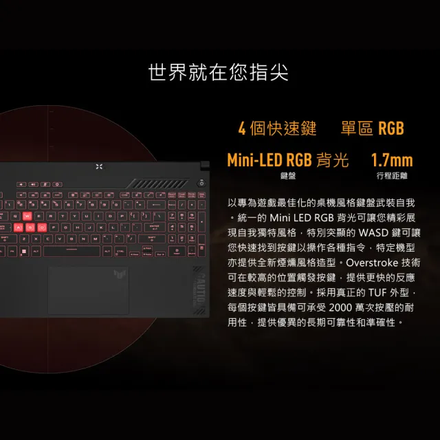 【ASUS】升級32G組★15.6吋 R5 GeForce RTX 4060電競筆電(TUF Gaming FA507NV/R5-7535HS/16G/512G SSD)