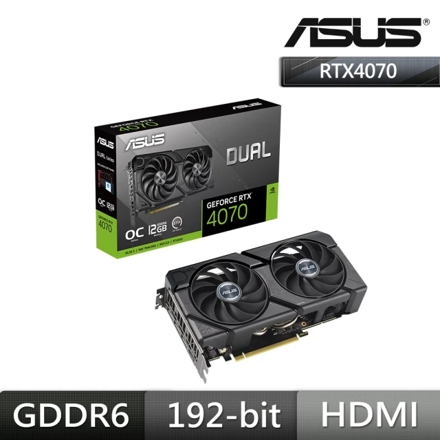 ASUS 華碩 DUAL-RTX4070-O12GD6 EV