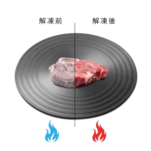 【物理解凍】多功能解凍導熱板_28cm(加厚加大 導熱均勻 解凍盤 解凍板 退冰板 瓦斯爐節能板 露營)