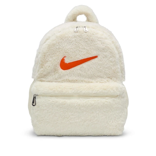 NIKE 耐吉 後背包 小包 童包 運動包 毛毛包 Y NK FX FUR BACKPACK 米白 FZ1330-113(2310)