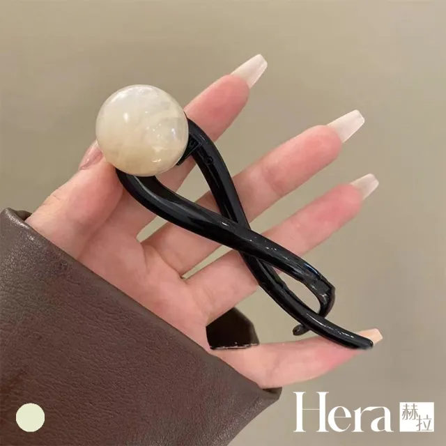 【HERA 赫拉】珍珠一字扭扭盤髮髮夾四入組 H113101401(珍珠 一字盤髮夾 四入組)