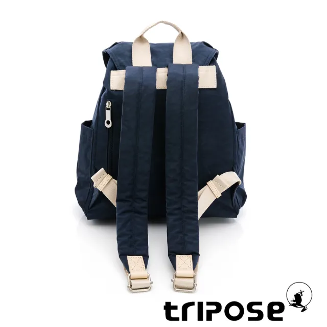 【tripose】MEMENTO微皺尼龍輕量後背包-小(沉靜藍)