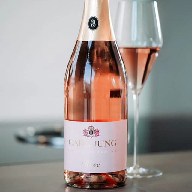 CARL JUNG卡爾榮格 無酒精葡萄氣泡飲750mlx1入(穆瑟粉紅Mousseux Rose/德國原裝)