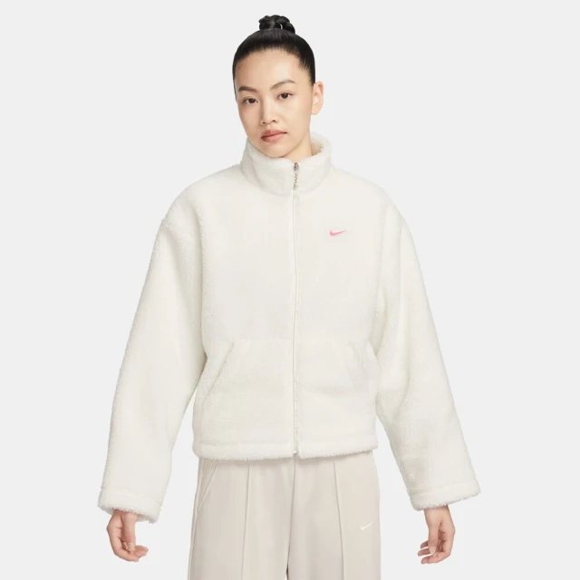 NIKE 耐吉 羊羔絨外套 夾克_女_白色_AS W NSW COZY JKT SHERPA(FV4009133)