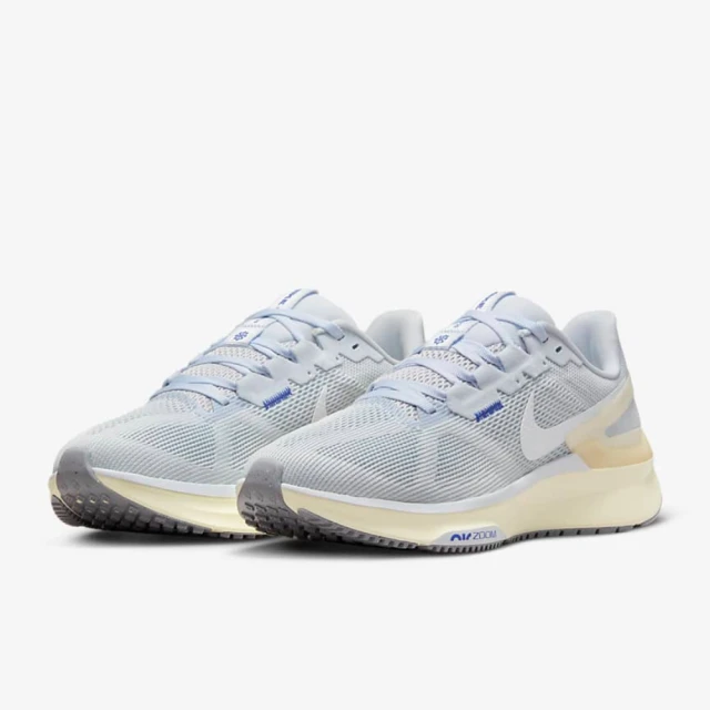 NIKE 耐吉 慢跑鞋 女鞋 運動鞋 緩震 W AIR ZOOM STRUCTURE 25 灰藍 DJ7884-011(3W5668)