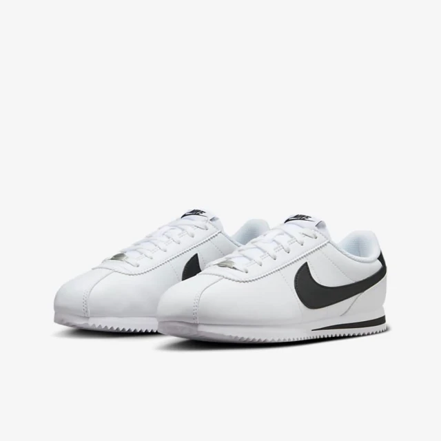 NIKE 耐吉 運動鞋 童鞋 中大童 兒童 阿甘鞋 KIDS CORTEZ GS 白黑 DM0950-108(3C5040)