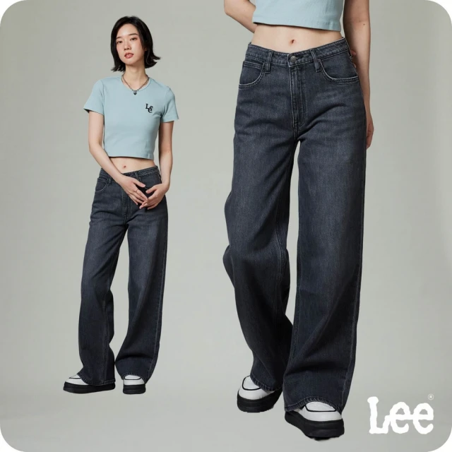 Lee 女裝 牛仔褲 / 牛仔寬褲 灰色洗水(LB417098800)