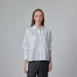 【giordano ladies】前短後長棉質襯衫(02344530)