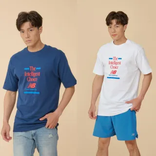 【NEW BALANCE】NB 標語短袖上衣_男性_MT43552NNY_MT43552WT(美版 版型偏大)