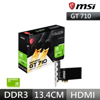 【MSI 微星】GT 710 2GD3H 4HDMI顯示卡