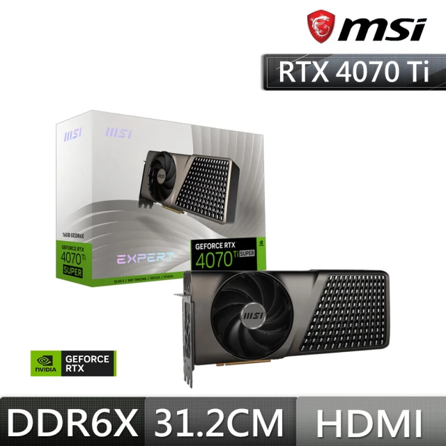 MSI 微星 RTX 4070 Ti SUPER 16G EXPERT顯示卡