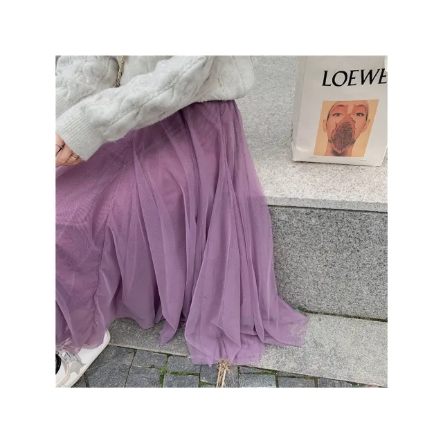 【buyer 白鵝】夢幻 仙氣飄飄多層次紗裙(紫)