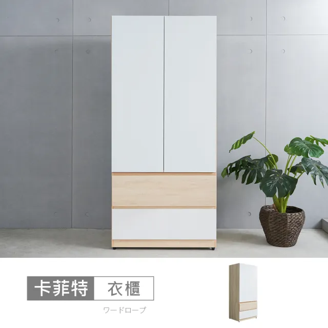 【時尚屋】[FW12-001]卡菲特木心板3x6尺衣櫃FW12-001(台灣製/免組裝/衣櫃)