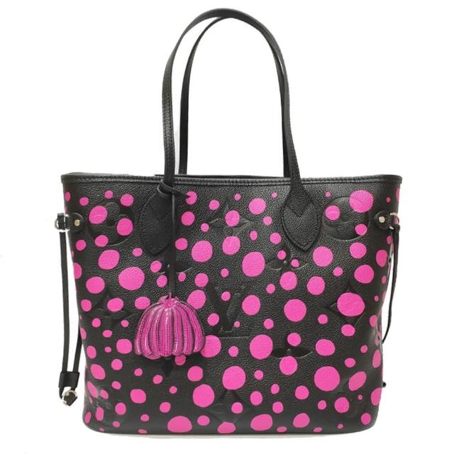 洛威士 LV 草間彌生聯名款 YK 系列 Neverfull MM 子母袋側肩包 購物包，時尚設計，高階皮革，輕便實用