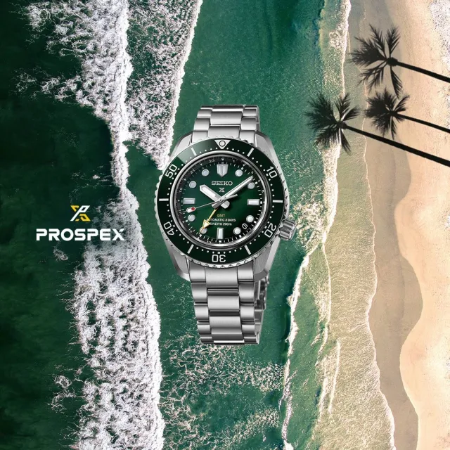 大谷③ SEIKO 精工】Prospex GMT大谷翔平廣告款陶瓷圈200米三日鍊機械潛水錶