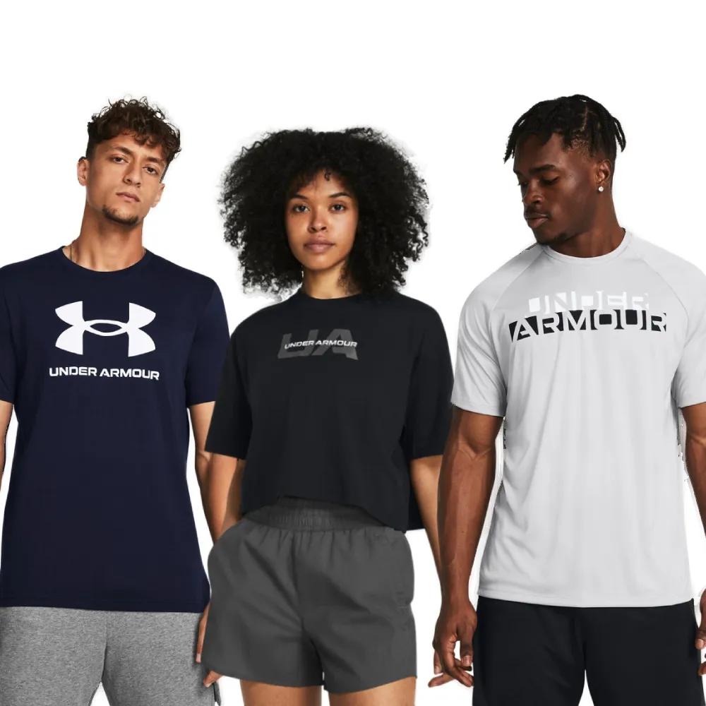 【UNDER ARMOUR】雙11 UA 男女款 SPORTSTYLE LOGO UPDATE 短袖T-Shirt 運動短T(多款任選)