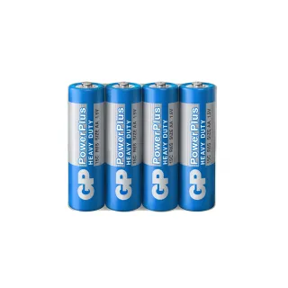 【GP 超霸】Power Plus碳鋅電池AA 3號4粒裝(GP原廠販售)