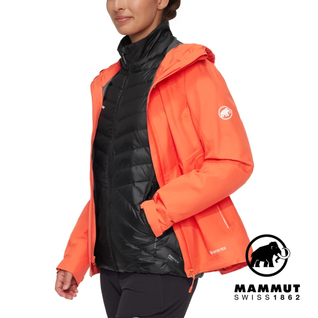 Mammut 長毛象 雙11-Convey 3in1 HS Hooded Jkt W GTX兩件式防水保暖外套 女款 蜜桃粉/黑 #1010-29061