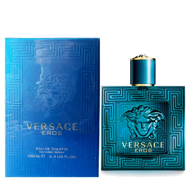 VERSACE 凡賽斯 EROS 艾諾斯．愛神男性淡香水 100ml(專櫃公司貨)