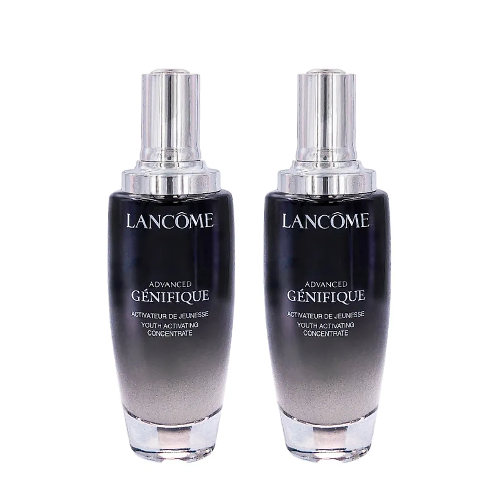 【LANCOME 蘭蔻】買1送1 小黑瓶重量瓶115ml(超未來肌因賦活露/國際航空版)