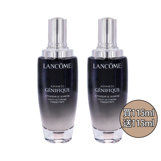 LANCOME 蘭蔻 小黑瓶加大版115ml(買一送一/超未來肌因賦活露國際航空版)