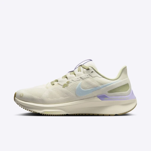 NIKE 耐吉 W Air Zoom Structure 25 女 慢跑鞋 運動 路跑 緩震 象牙白(HQ3466-141)